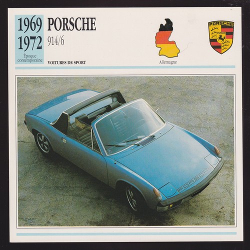 1969 1972 porsche 914 german - 914/6,