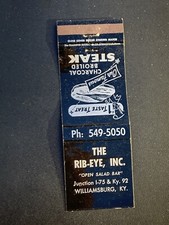 Vintage Kentucky Matchbook