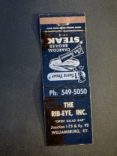 Vintage kentucky matchbook - vintage,