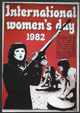 IRISH REPUBLICAN postcard.  Internationnal Women's Day 1982. Cumann na mBan