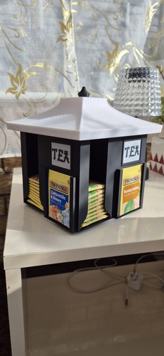 Rotating tea bag organizer - tea, organizer|