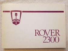 ROVER 2300 Car Owners Handbook