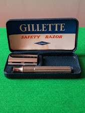 Vintage Rare Gillette Aluminium Tech Fat Handle