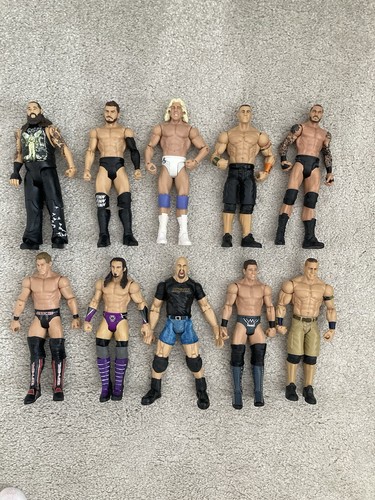 Wwe mattel figure bundle job - mattel,