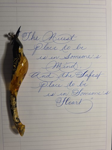 Beautiful oblique calligraphy - oblique,