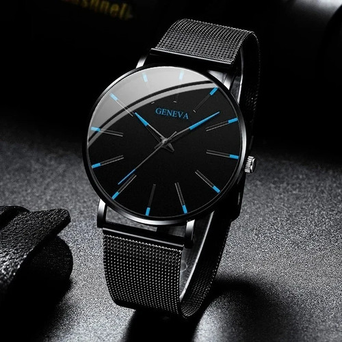 Mens watches black blue - mens,