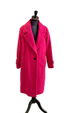 Next Women's Bright Pink Overcoat Size 12