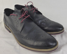 Base London Hewitt Brogue Shoes Black Mens Size EU 43 UK 9