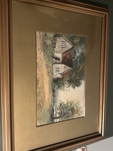 Vintage watercolor painting - watercolor,