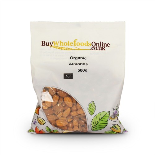 Organic almonds 500g - almonds, |