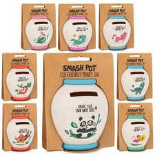 Money Box Smash Pot Break Open