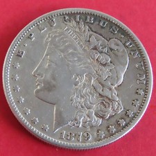 Usa 1879 morgan silver - usa,
