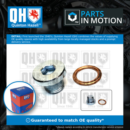 Sump plug fits - sump, ford