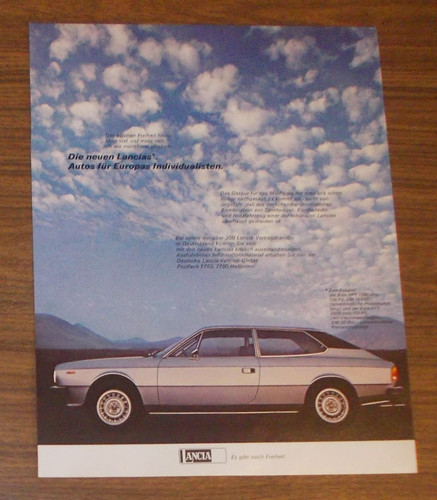 Rare advertising lancia beta - lancia,