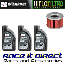 Oil & Filter Kit for Honda CMX 450 C 1986-1987 Silkolene & Hiflo