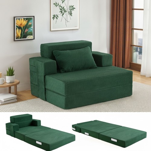 Folding sofa bed single dark - bed,