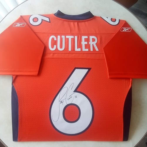 Jay cutler signed autographed - signed,