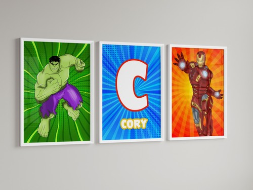 Personalised marvel avengers