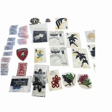 Badge Patch Motif Fashion