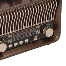 Retro Vintage Radio AM FM SW Radio 5.4 1200mAh Battery With Antenna
