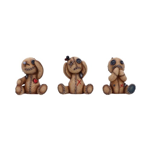 Three wise voodoo dolls - three,