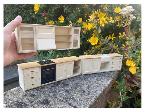 Dolls house kitchen units - kitchen,