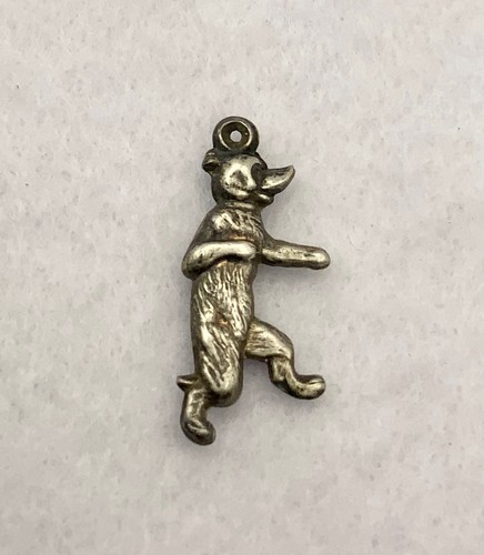 Sterling silver dancing bear - silver,