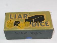 VINTAGE CHAD VALLEY Liar Dice & Playing Rules Boxed 1950s