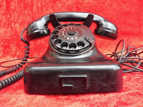 Antique telephone made - antique, of