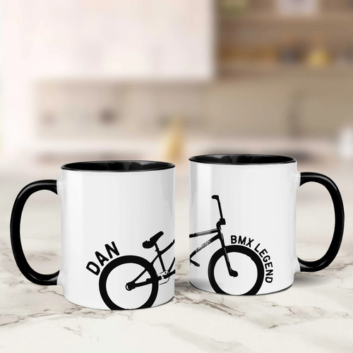 Personalised bmx mug - personalised,