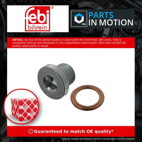 Sump plug 45618 febi oil - febi,