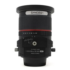 Used Samyang 24mm f3.5 Tilt/Shift Lens for Nikon F (SH43591)