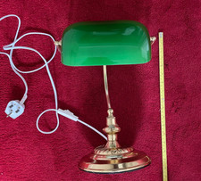 Retro bankers lamp - -, green
