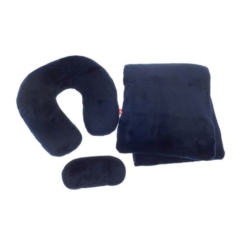 Piece sleep travel set throw - 3,