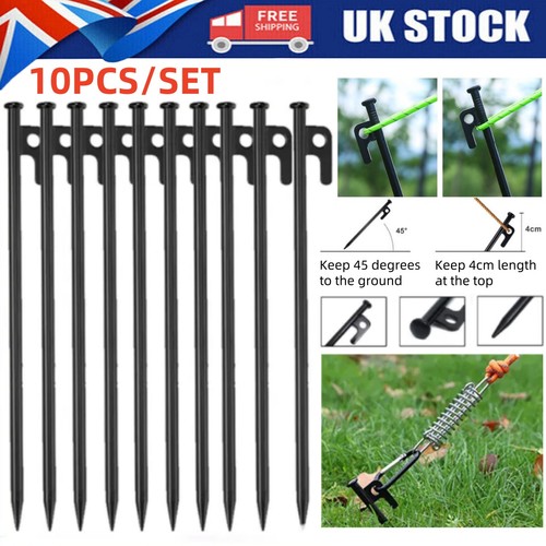 10x tent pegs - heavy, duty