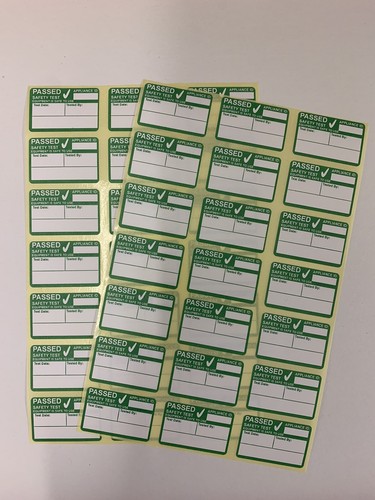 Pat testing labels 4th edition - labels,