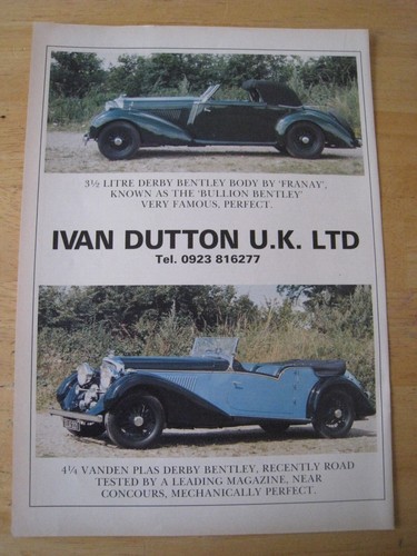 Ivan dutton ltd derby - dutton,