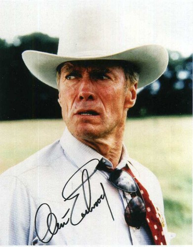 Clint eastwood autographed - clint,