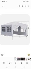 Heavy Duty 3x6M Gazebo Marquee