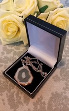 835 Silver Bale Glass/Agate