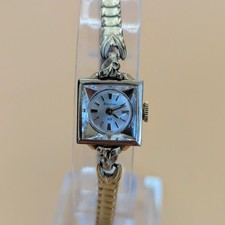 Bulova 23 jewel 10k gold plated ladies manual watch. Working. Speidel strap