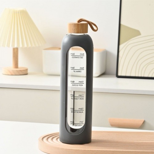 Glass water bottle - glass,