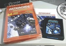Atari 2600+  7800+ Game Asteroids 1981 CIB NTSC 