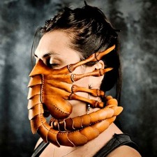 Creepy Alien Face Hugger Facehugger Mask Latex Halloween Fancy Cosplay Props
