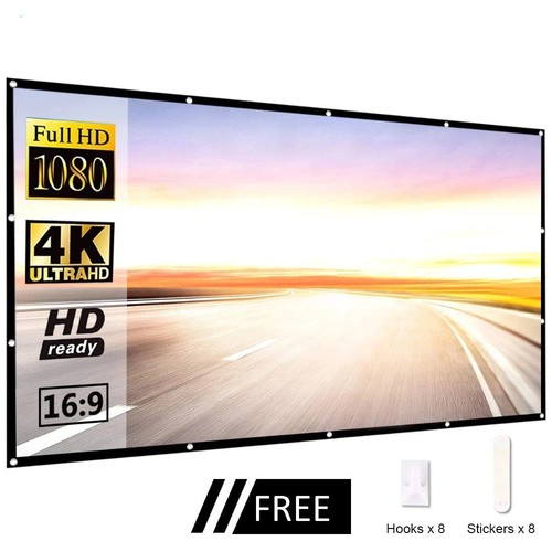 150 projector screen - 60"-150", hd