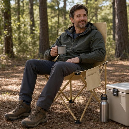 Portable camping chair - camping,