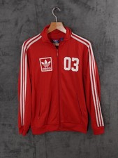 Adidas Jacket Men Medium Red
