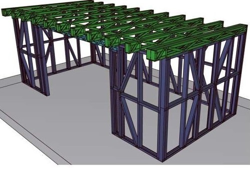 Garden building metal - garden, frame