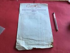 Grosvenor China Jackson & Gosling Ltd Stoke on Trent 1936 Teaset receipt R36624