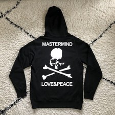 MASTERMIND Japan Forever Young Skull Hoody  | Love & Peace  | Black | Sz. L